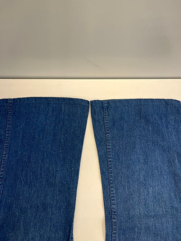 ヴィンテージ vintage 70s 70's 70年代 SWEET ORR セーラーパンツ SCOVILLジップ フレアデニム フレアパンツ ボトムスその他 ブルー 101MB-738