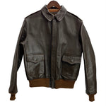 【曜日割引対象外】 リアルマッコイズ THE REAL McCOY'S トイズマッコイ Toys McCoy TYPE A-2 レザーフライト 30-1415 ジャケット ブラウン 40サイズ 201MT-3953 VB