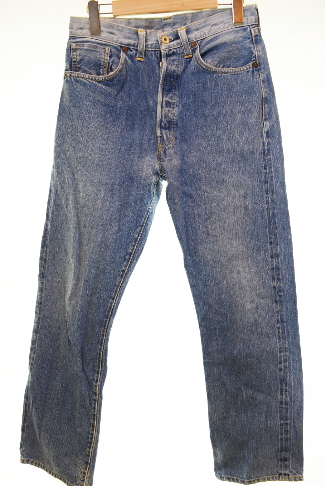 【00s】Levi's 501 最終USA製 Y2K 濃いめ W34 米国製 2000年製 Levi's 501 ブラックデニム 00s W30/約74cm 553