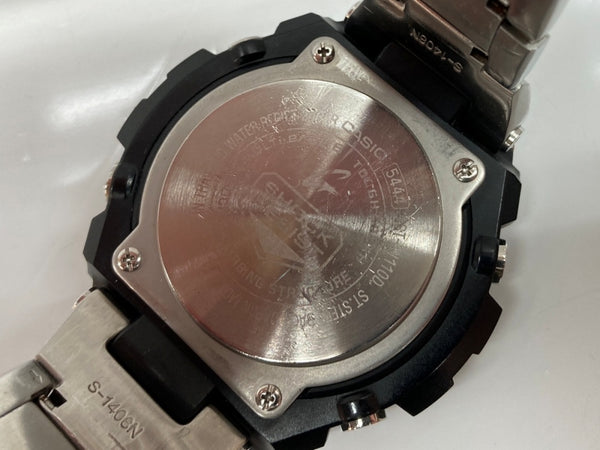 ジーショック G-SHOCK CASIO カシオ G-STEEL 中留 タフソーラー 耐衝撃構造 20気圧防水 アウトドア 腕時計 ウォッチ 5444 銀 GST-W110D メンズ腕時計シルバー 104T-27