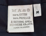 アベイシングエイプ A BATHING APE  90s コーデュロイジャケット バックロゴ マルタンガル ジャケット ブラック Mサイズ 103MT-2250