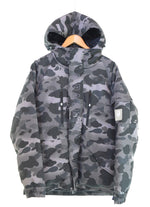 アベイシングエイプ A BATHING APE  Grid CAMO ダウンフーディージャケット down hoodie jacket スノボ 001DNI801006M ジャケット マルチカラー Mサイズ 103MT-3108