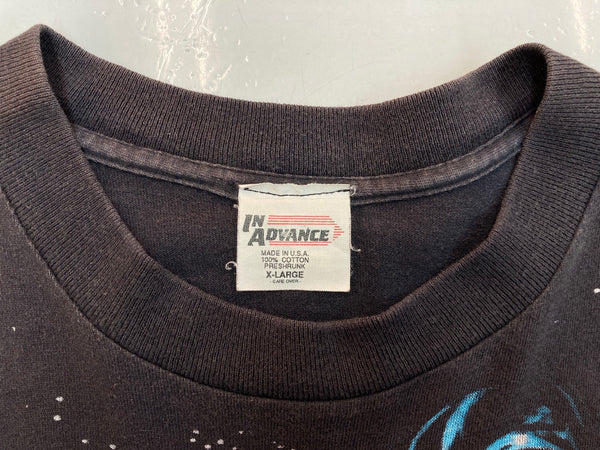 ヴィンテージ VINTAGE ITEM 90's STAR WARS episode 4 A NEW HOPE エピソード4 新たなる希望 大判 T-Shirt IN ADVANCE USA製 黒 XL Tシャツ プリント ブラック 104MT-261