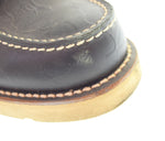 アベイシングエイプ A BATHING APE  サル カモ柄 型押し レースアップブーツ メンズ靴 ブーツ ワーク ブラック 8 103S-1255