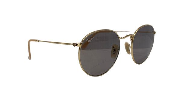 【中古】レイバン Ray-Ban ROUND METAL RB3447 9064V8 眼鏡・サングラス サングラス ゴールド 201goods-531