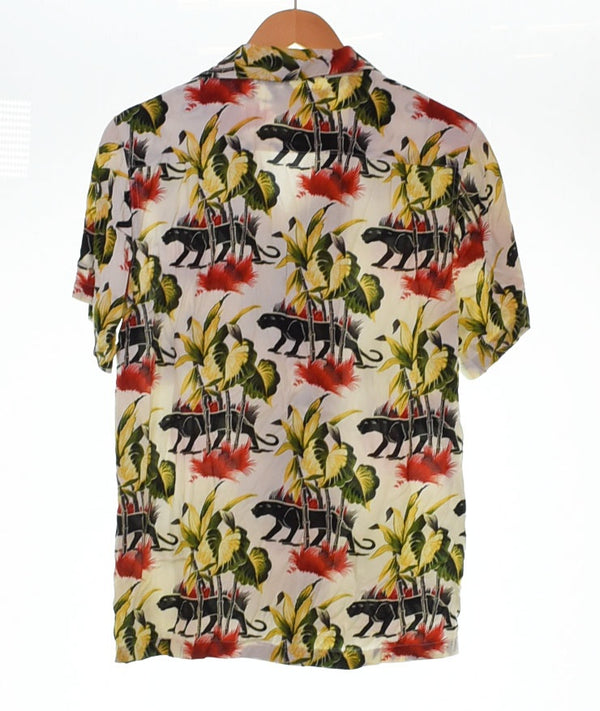 ワコマリア WACKO MARIA bamboo 竹 パンサー柄 アロハ シャツ 13ss 2013 半袖シャツ マルチカラー Mサイズ 103MT-2661