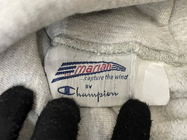 チャンピオン Champion × mariah 80’s マライア ダブルネーム ワンポイント ロゴ プルオーバー パーカー グレー L 601MT-61