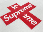 シュプリーム SUPREME Cross Box Logo Tee クロス ボックス ロゴ Tシャツ 白 Tシャツ ロゴ ホワイト Lサイズ 104MT-1495