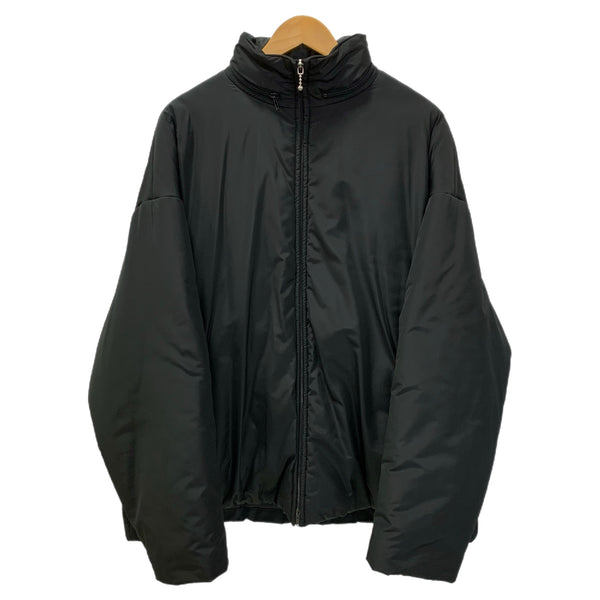 バレンシアガ BALENCIAGA 18AW PADDER WINDBREAKER バックロゴ ナイロンジャケット 533910 TYD36 ジャケット ブラック 44サイズ 201MT-4845