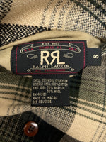 ダブルアールエル RRL 90s 90年代 3つ星タグ リバーシブル ウール コーデュロイ ブルゾン アウター  ジャケット チェック マルチカラー Sサイズ 104MT-2286