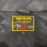 バンソン VANSON メッシュライダースジャケット VS18105S ブラック Lサイズ 201MT-4688