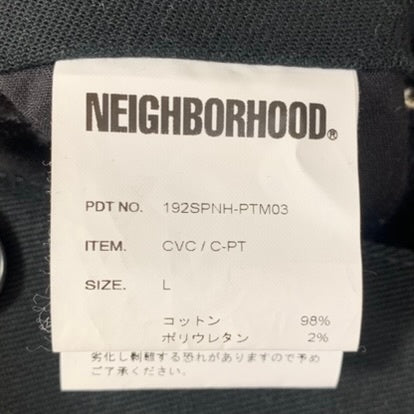 ネイバーフッド NEIGHBORHOOD 19AW CVC/C-PT 192SPNH-PTM03 つなぎ・オーバーオール ブラック Lサイズ 201MB-942
