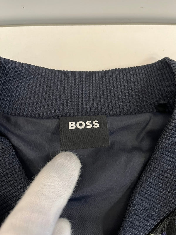 ヒューゴボス HUGO BOSS 総柄 ジップアップ ブルゾンジャケット 50485581 ジャケット マルチカラー Mサイズ 101MT-4989