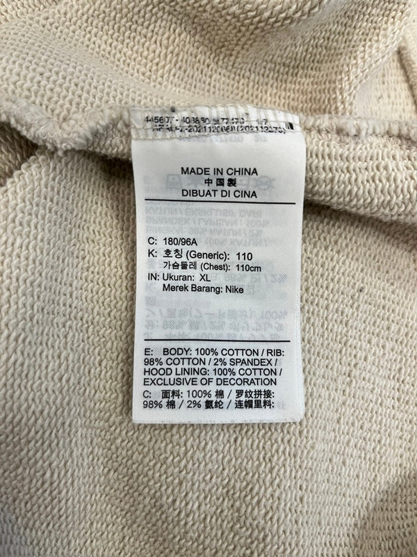 ジョーダン JORDAN × AMM アママニエール ロゴ刺繍 フーディ パーカー ライトオールウッドブラウン FQ8956-104 XL パーカ ベージュ LLサイズ 101MT-4141