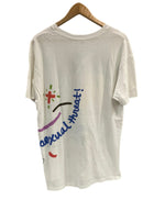 ヴィンテージ vintage 90's 90s Hanes Madonna Blond Ambition tour ©1990 マドンナ ツアーTee プリント 2L Tシャツ ホワイト LLサイズ 101MT-3411