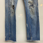 【曜日割引対象外】 ラングラー Wrangler 60's 12MWZ Slim Tapered Denim Pants USA製 デニム ブルー 32×34サイズ 201MB-1040 VB