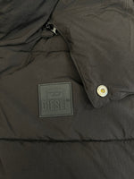 ディーゼル DIESEL 2WAY Puffer vest ベスト 中綿 フード取り外し可 ベスト ブラック Lサイズ 101MT-4545