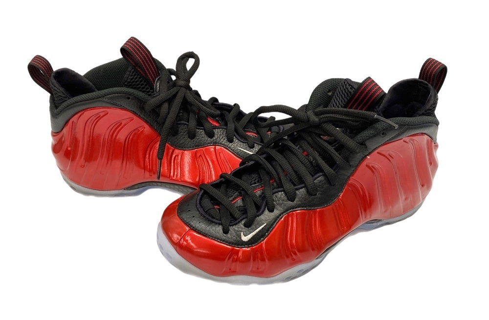 ナイキ NIKE AIR FOAMPOSITE ONE VARSITY RED MEATLLIC RED エア