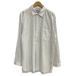 ヤエカ YAECA BUTTON SHIRT REGULAR COLLAR 44111 長袖シャツ ホワイト Lサイズ 201MT-4612
