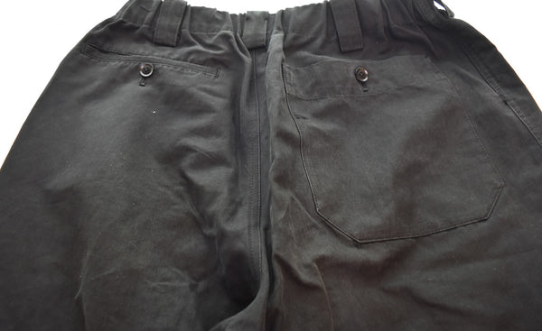 ヨウジヤマモト Yohji Yamamoto ワイズ Y's 綿麻ワイドパンツ 2 MM-P50-085  ボトムスその他 ブラック 2 103MB-691