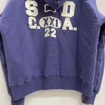 スタンダードカリフォルニア STANDARD CALIFORNIA SD Logo After Hood スウェット 後付パーカー パーカ ネイビー XLサイズ 201MT-4359
