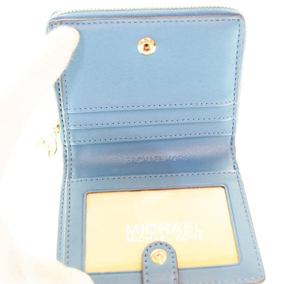 マイケルコース MICHAEL KORS ロゴ 財布 折り財布 二つ折り 財布・ケース レディース財布 ブルー 103SA-31