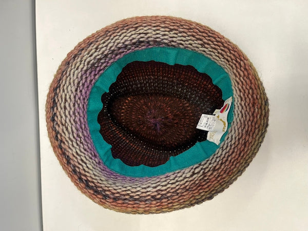 カシラ CA4LA ニットハット 毛糸 JUN01121 帽子 レディース帽子 ハット マルチカラー 101hat-185