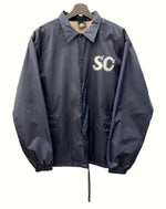 サブカルチャー Subculture COACHES JACKET コーチ ジャケット スカル 骸骨 ボア 紺 SCJK-S2102 サイズ 3 ジャケット ロゴ ネイビー 104MT-575