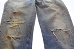 リーバイス Levi's 70's 501 66 Single 66前期 75年製 ボタン裏 6 VINTAGE ヴィンテージ スモールe リペア 均等V デニム ブルー W34L33 103MB-575