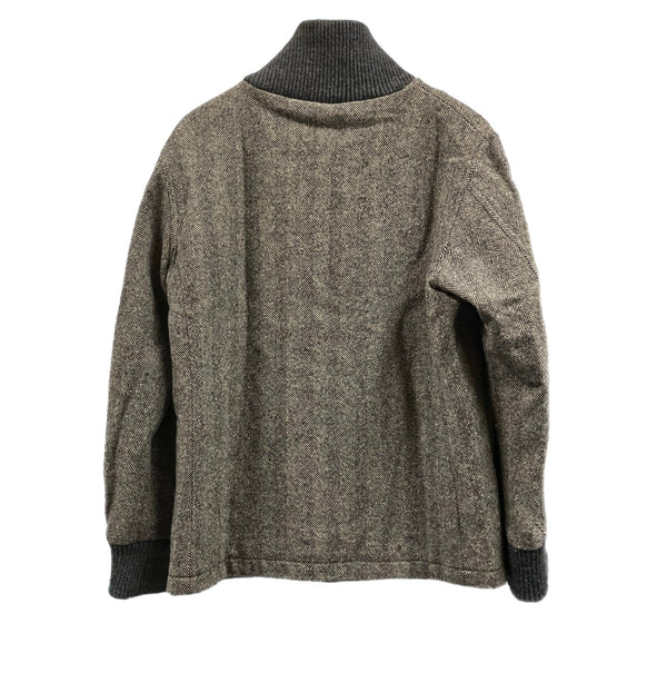 ウールリッチ WOOLRICH × KING-O-WEAR キングオーウェア ヘリンボーン ツイードブルゾン  ファラオジャケット カーコート MADE IN USA アメリカ製 ジャケット グレー Mサイズ 101MT-4619