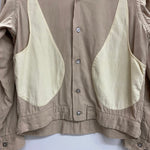 【曜日割引対象外】 ヴィンテージ vintage 40's The KANGAROO SHIRT by MACK カンガルーシャツ 長袖シャツ ベージュ Sサイズ 201MT-4577 VB