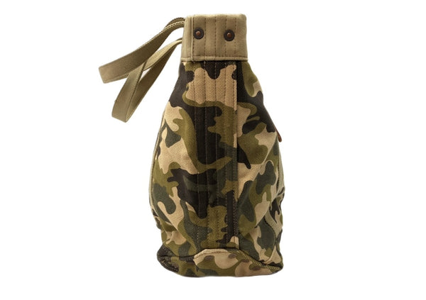 ダブルアールエル RRL TOTE BAG トート バッグ キャンバス カモ柄 迷彩 かばん 緑 バッグ メンズバッグ トートバッグ カモフラージュ・迷彩 カーキ 104B-87
