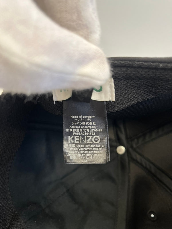 ケンゾー KENZO Tigerfaceprint CAP タイガー柄 キャップ 虎柄 帽子 メンズ帽子 キャップ ブラック 101hat-157