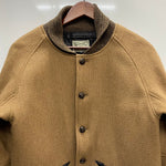 【曜日割引対象外】 ヒューストン HOUSTON PHARAOHS ファラオジャケット ブラウン Mサイズ 201MT-3182 VB