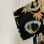 ワコマリア WACKO MARIA 18SS アロハシャツ JAMAICA FLOWERS 半袖シャツ ブラック Mサイズ 201MT-3350