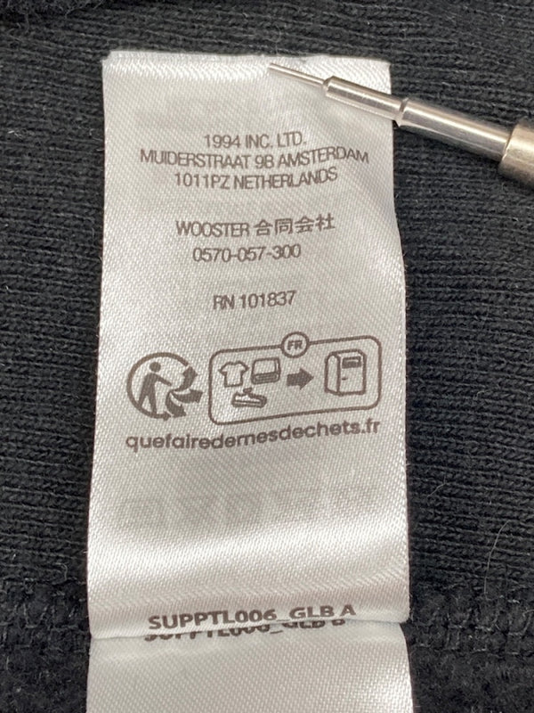 シュプリーム SUPREME 24FW Collegiate Acronym Hooded Sweatshirt カレッジエイト アクロニム フーディ スウェット 黒 パーカ ロゴ ブラック Mサイズ 104MT-1826