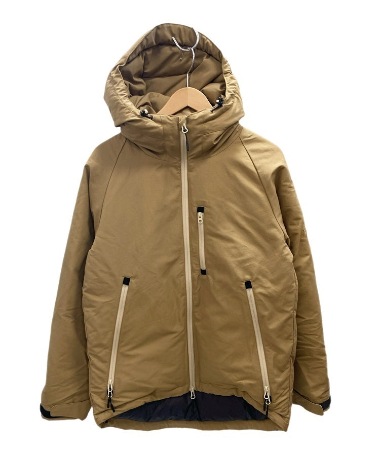 ナンガ NANGA AURORA DOWN JACKET オーロラ ダウンジャケット MADE IN JAPAN サイズ 46 ジャケット ロゴ  ベージュ 101MT-2321 | 古着通販のドンドンサガール