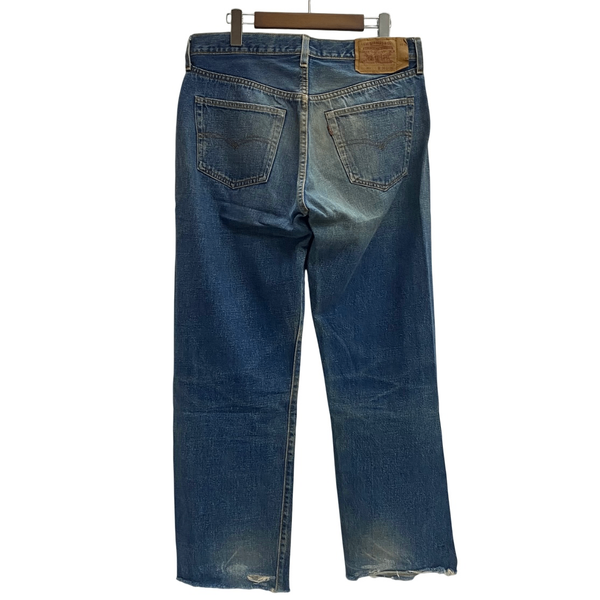 【曜日割引対象外】 リーバイス Levi's 90's 501 バレンシア USA製  555 赤耳 110years デニム ブルー W36 L36サイズ 201MB-979 VB