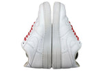 ナイキ NIKE 23年製 × SUPREME シュプリーム AIR FORCE 1 LOW エア フォース ロー AF1 シューズ 白 CU9225-100 メンズ靴 スニーカー ホワイト 25.5cm 104S-1040