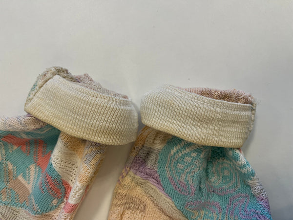 クージー COOGI AUSTRALIA パステル ニット カーデ 総柄 カーディガン マルチカラー Mサイズ 101LT-258