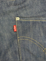リーバイス Levi's 00's Y2K ENGINEERED JEANS LOOSE エンジニアジーンズ 立体裁断 3D シンチバック 片ポケ カーブパンツ バナナパンツ 日本製 00002-08 デニム ブルー W29 101MB-748