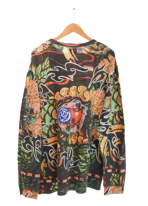 シュプリーム SUPREME 22ss Sacred Heart Waffle L/S Top セイクリッドハートワッフルロングスリーブトップ ロンT マルチカラー Lサイズ 103MT-3389