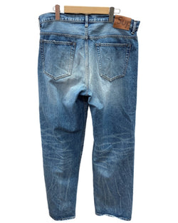 シュプリーム SUPREME 24FW Distressed Loose Fit Selvedge Jean ディストレスト ルーズ フィット セルビッチ ジーンズ 青 無地 デニム ブルー サイズ 34 104MB-299