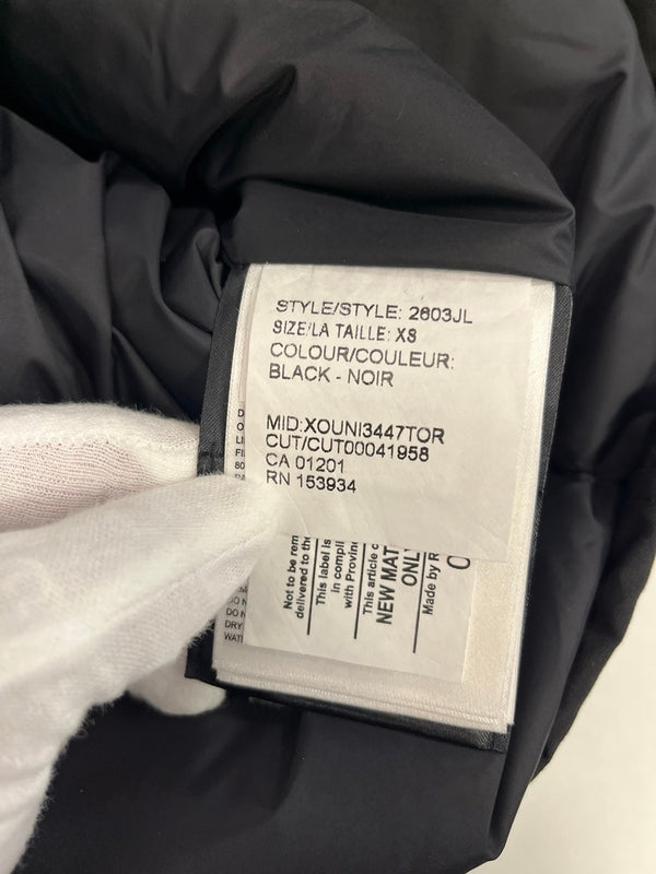 カナダグース CANADA GOOSE BRONTE PARKA ブロンテ ダウンコート サザビーリーグタグ ファーコート 黒 2603JL ジャケット ブラック XS 101LT-185