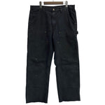 【曜日割引対象外】 カーハート Carhartt ダブルニー ダック ペインターパンツ メキシコ製 ボトムスその他 ブラック 36×36サイズ 201MB-946 VB