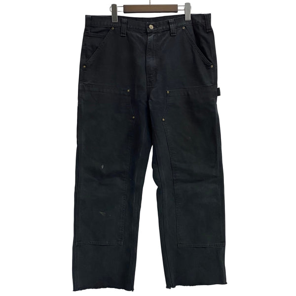 【曜日割引対象外】 カーハート Carhartt ダブルニー ダック ペインターパンツ メキシコ製 ボトムスその他 ブラック 36×36サイズ 201MB-946 VB