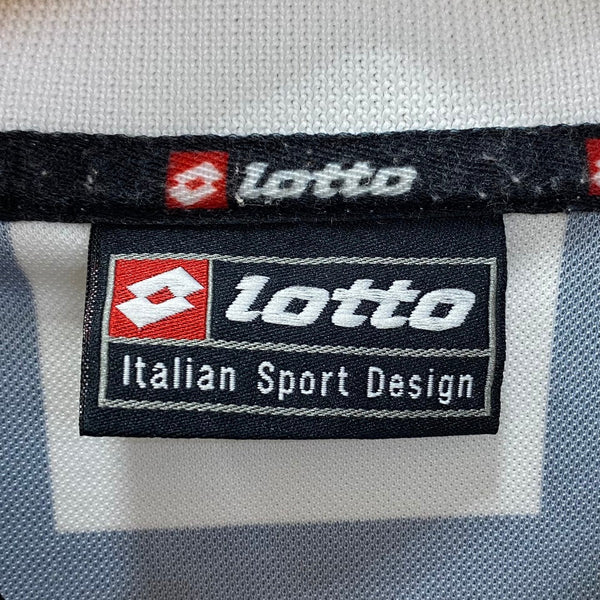 ロット lotto 00/01シーズン ユベントス デルピエロ 白黒 Tシャツ ロゴ Lサイズ 201MT-2328