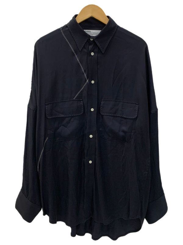 ダイリク DAIRIKU 20SS Beachside Hotel Rockabilly Dolman-Sleeve Shirt  長袖シャツ ブラック Freeサイズ 201MT-3791