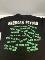 バンド band 90's 90s WILD OATS MISFITS 1997 AMERICAN PSYCHO Tour tee ミスフィッツ アメリカンサイコ ツアーT Tシャツ ブラック Lサイズ 101MT-3415