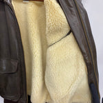 【曜日割引対象外】 エルエルビーン L.L.Bean 70's 80's G-1 Leather Flight Jacket USA製 ジャケット ブラウン Sサイズ 201MT-4196 VB